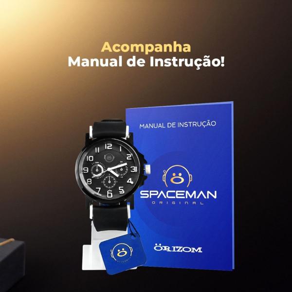 Imagem de relogio masculino qualidade premium aço inox preto silicone casual branco presente analogico