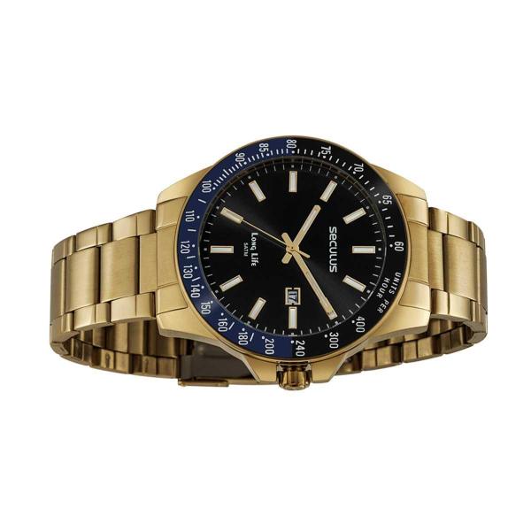 Relógio Masculino Seculus Analógico 44043GPSVDA2 Dourado Imagem de Relógio Masculino Seculus Analógico 44043GPSVDA2 Dourado