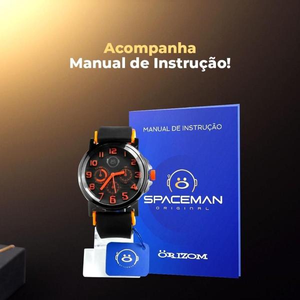 Imagem de Relógio Masculino Silicone Analogico Preto