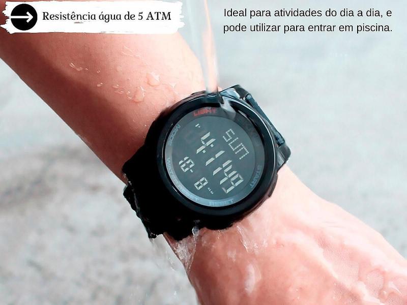 Imagem de Relógio Masculino Skmei 1257 À Prova D'Água 50M Preto