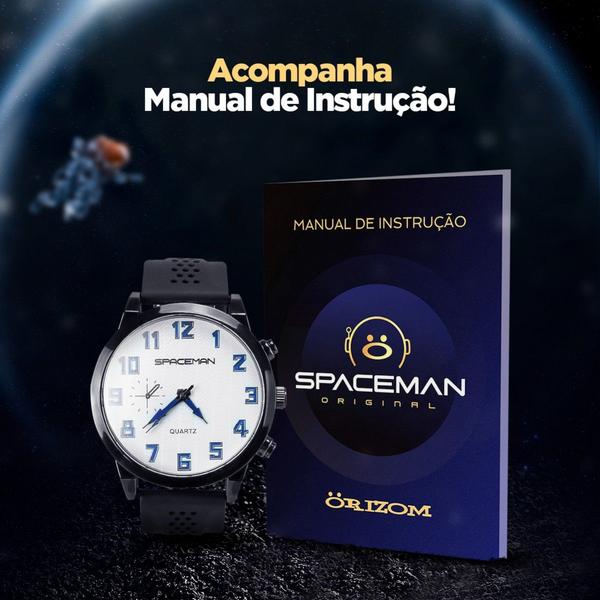 Imagem de Relógio Masculino Spaceman personalizado + copo