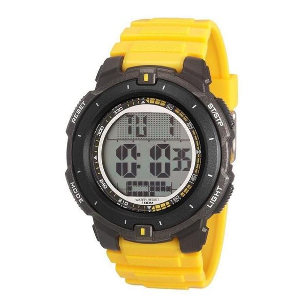 Imagem de Relógio Masculino Speedo Digital Esportivo Amarelo E Preto