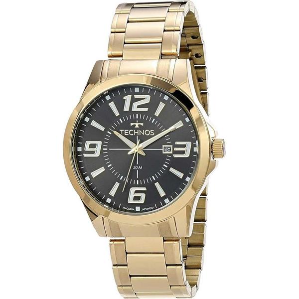 Relógio Masculino Technos Analogico 2115LAAS/4C Dourado Imagem de Relógio Masculino Technos Analogico 2115LAAS/4C Dourado