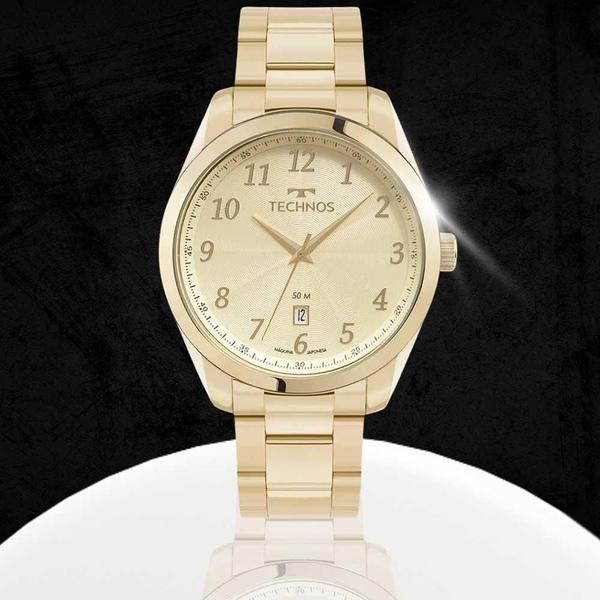 Imagem de Relógio Masculino Technos Classic Steel 2315Lan/1D Dourado