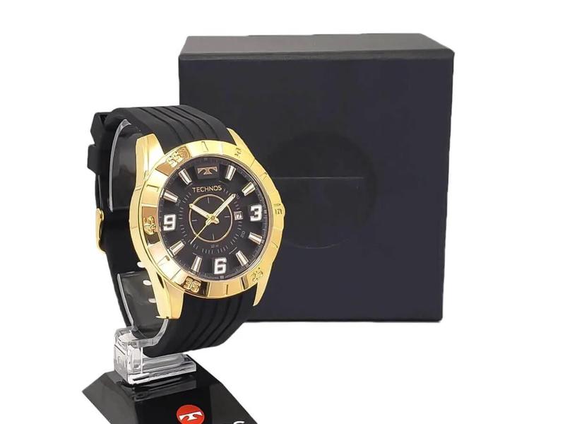 Imagem de Relógio Masculino Technos Performance Racer Dourado 2115KZA/8P