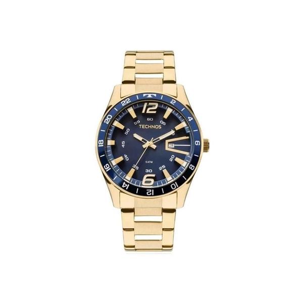 Imagem de Relógio Masculino Technos Sport Racer Dourado 2115Lajs/4A