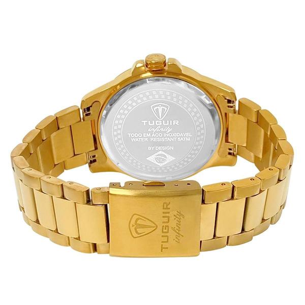 Imagem de Relógio Masculino Tuguir Analógico Infinity 9166D Dourado e Preto