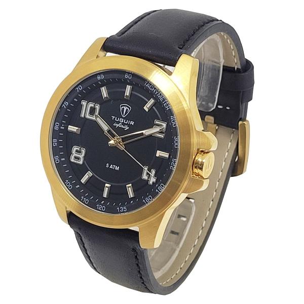 Imagem de Relógio Masculino Tuguir Analógico Infinity TGI37105 Preto e Dourado