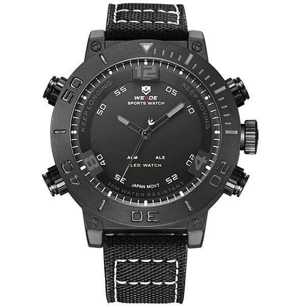 Imagem de Relógio Masculino Weide Anadigi Wh-6103 - Preto