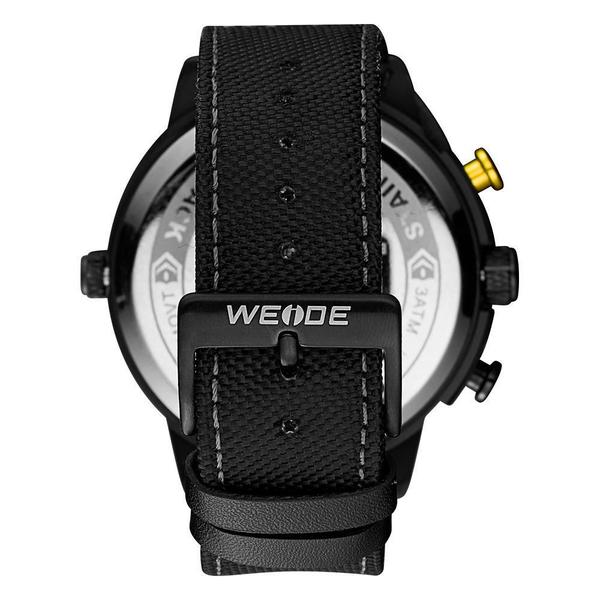 Imagem de Relógio Masculino Weide Anadigi Wh6405B - Preto E Amarelo