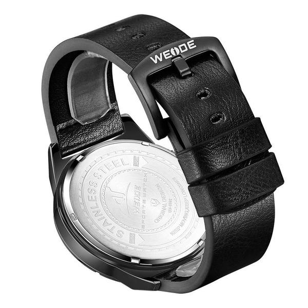 Imagem de Relógio Masculino Weide Analógico Uv1802 - Preto E Branco