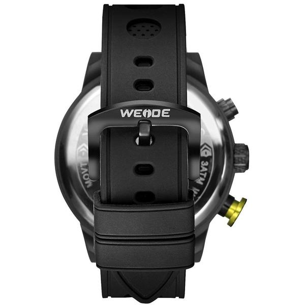 Relógio Masculino Weide Analógico WH-6301 Preto e Amarelo Imagem de Relógio Masculino Weide Analógico WH-6301 Preto e Amarelo