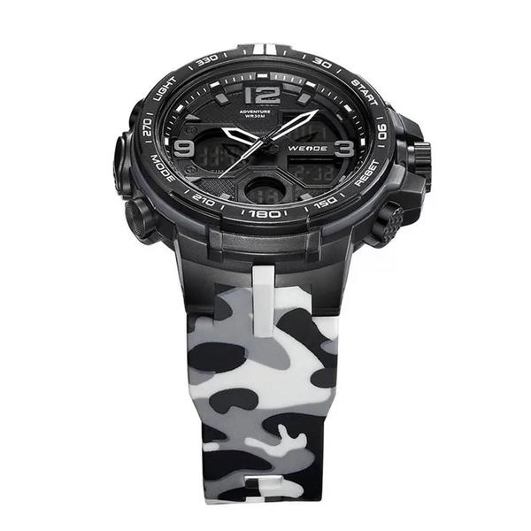 Imagem de Relógio Masculino  Weide Preto Camuflado  11832