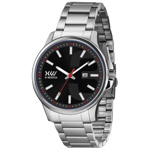 Imagem de Relógio Masculino X-Watch Analógico Prateado XMSS1054 P1SX