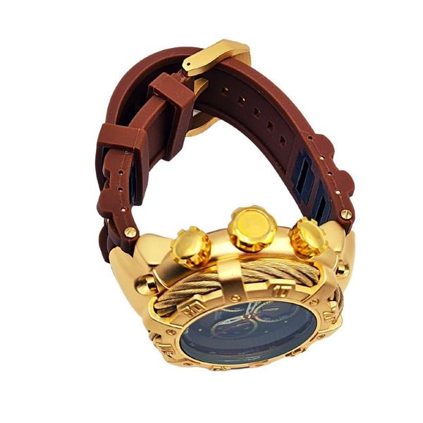 Imagem de Relógio Masculino Zeus Pulseira de Borracha 