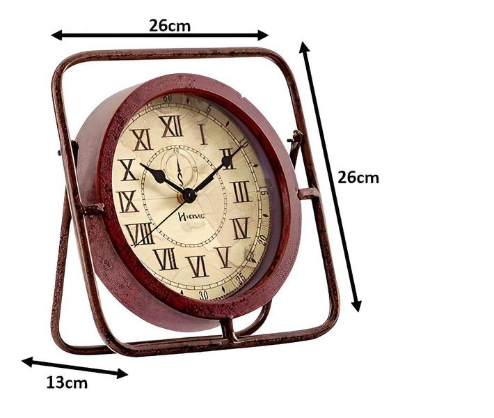 Imagem de Relógio Mesa Clássico Retrô Mapa Herweg 6487-115