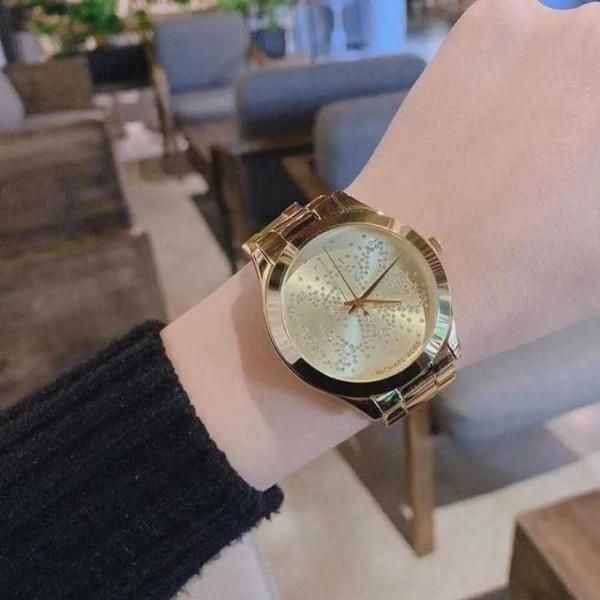 Imagem de Relógio Michael Kors Feminino Dourado MK3590