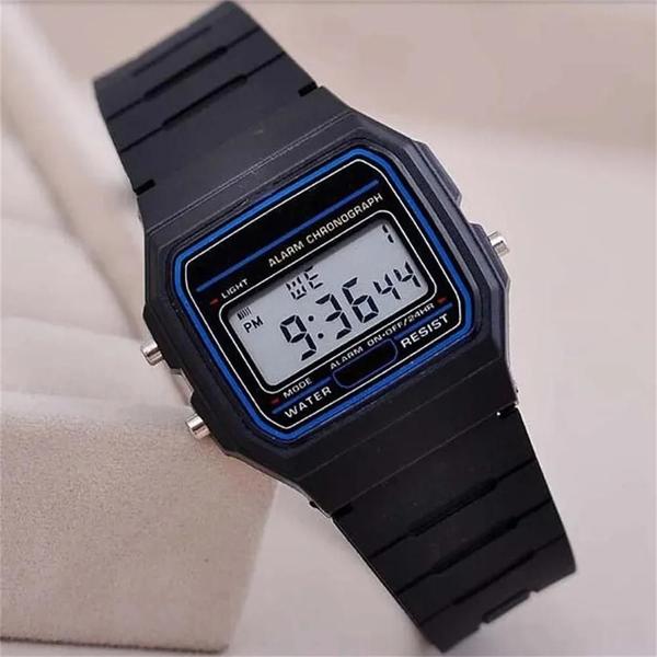 Imagem de Relógio Militar Masculino Digital LED Vintage - Pulseira de Silicone