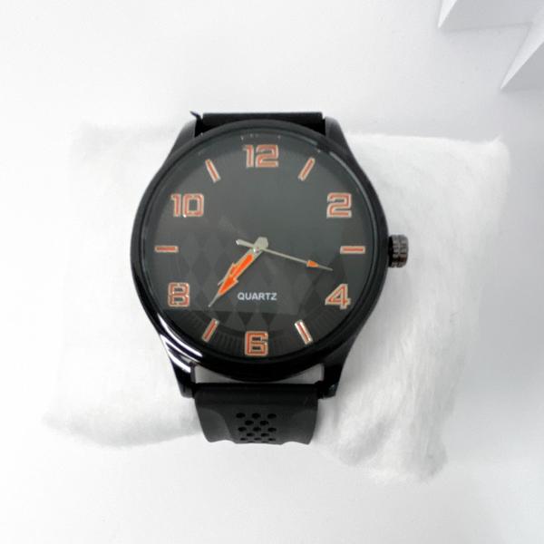 Imagem de Relógio moderno modelo losango masculino pulseira silicone casual