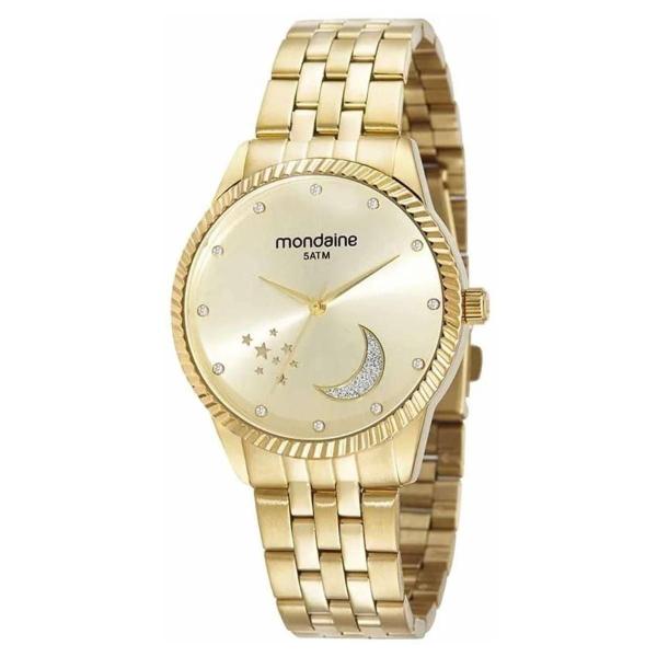 Imagem de Relógio Mondaine Dourado Feminino Lua 32343Lpmvde1