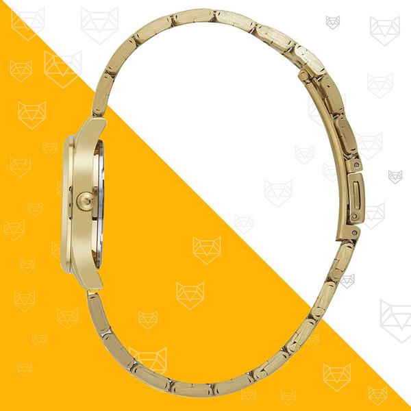 Imagem de Relógio Mondaine Dourado Feminino Prova Dágua Luxo Analógico