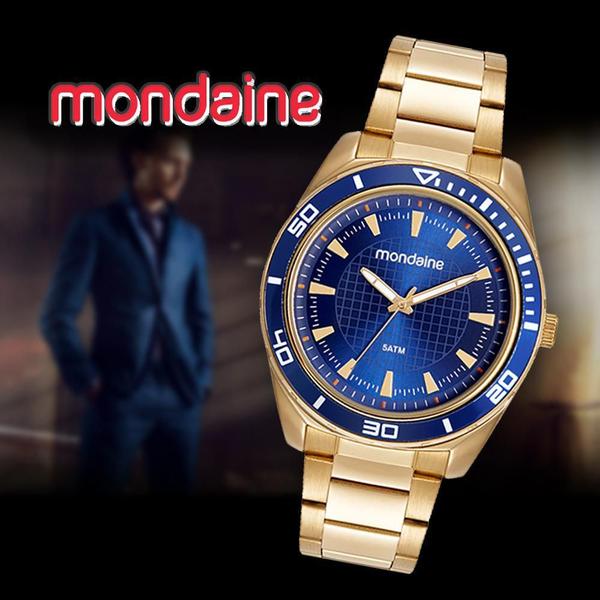 Imagem de Relógio Mondaine Dourado Masculino 53521Gpmvde4