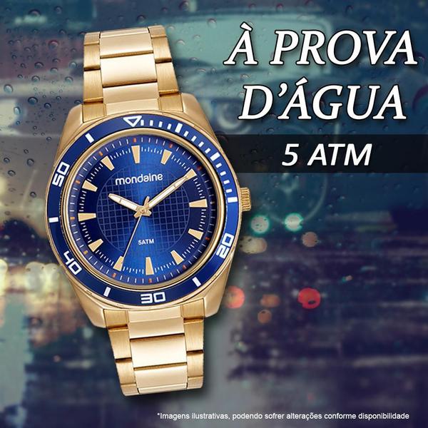 Imagem de Relógio Mondaine Dourado Masculino 53521Gpmvde4