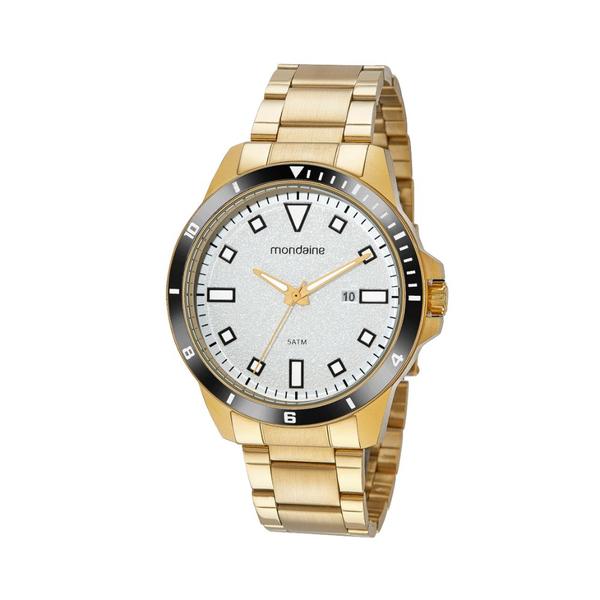 Imagem de Relógio Mondaine Dourado Masculino 99587GPMVDA2