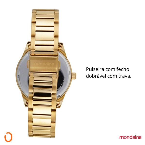 Imagem de Relógio Mondaine Feminino 32522LPMVDE1 Dourado F Champanhe