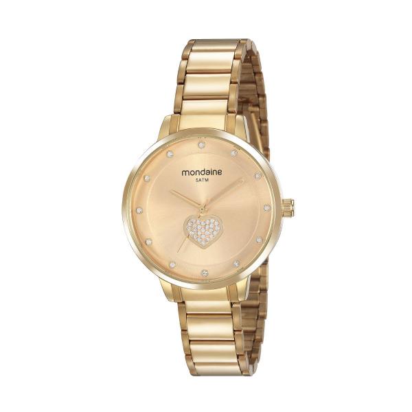 Imagem de Relogio Mondaine Feminino 53863lpmvde1 Casual Dourado