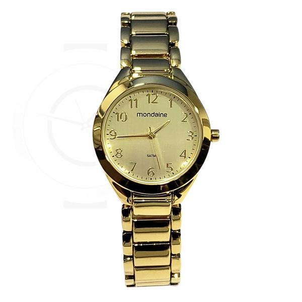 Imagem de Relógio Mondaine Feminino Analógico Casual Dourado 32459LPMVDM1