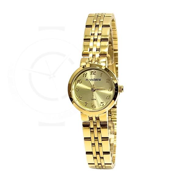 Imagem de Relógio Mondaine Feminino Analógico Dourado Mini 32391LPMVDE