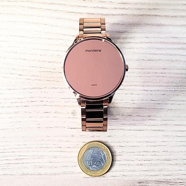 Imagem de Relógio Mondaine Feminino Digital Aço Rosé 32060LPMVRE2