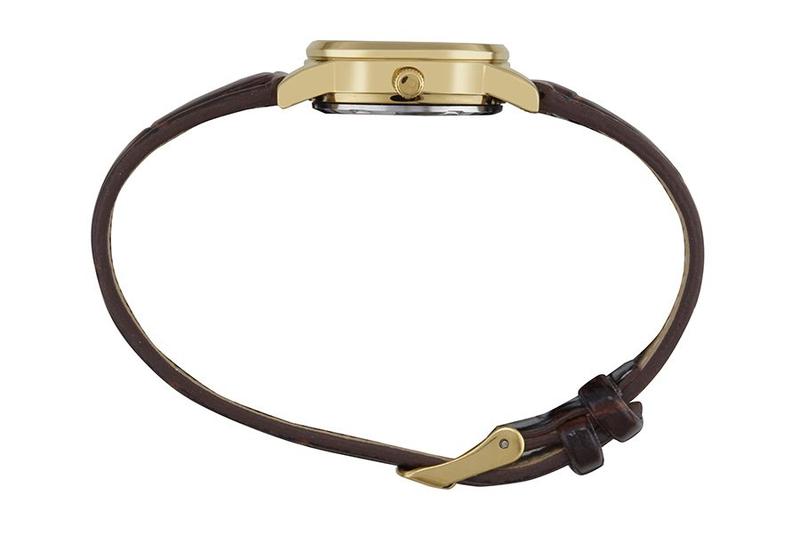 Imagem de Relogio Mondaine Feminino dourado banhado pequeno com numeros troca 3 pulseiras de couro prova dagua 32714LPMKDH2