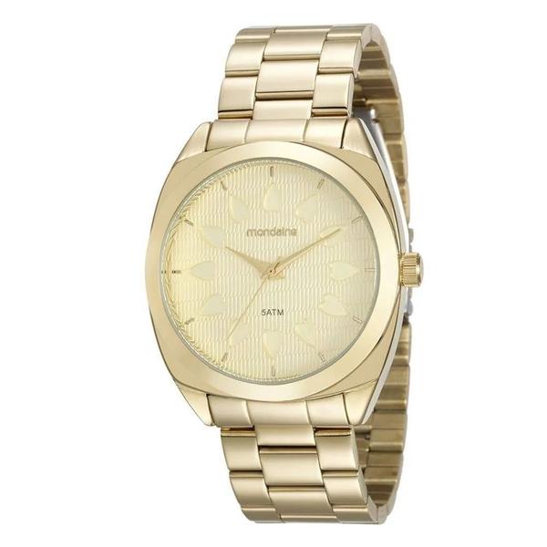 Imagem de Relógio Mondaine Feminino Dourado com Corações 99053LPMVDE1