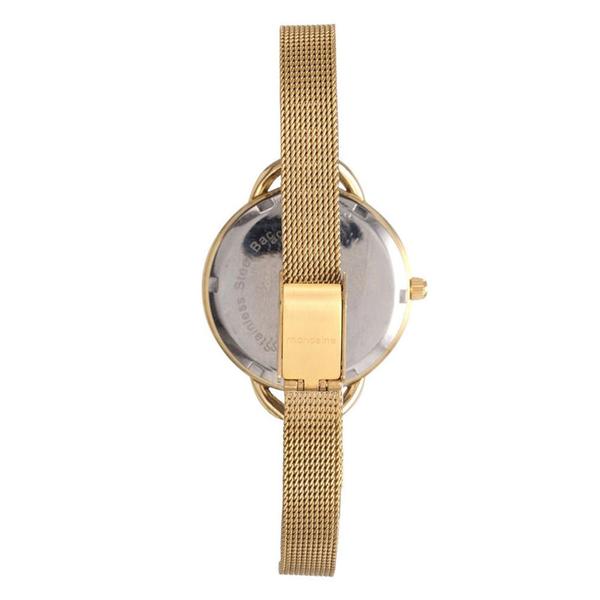 Imagem de Relógio MONDAINE feminino esteira dourado 53612LPMVDE1