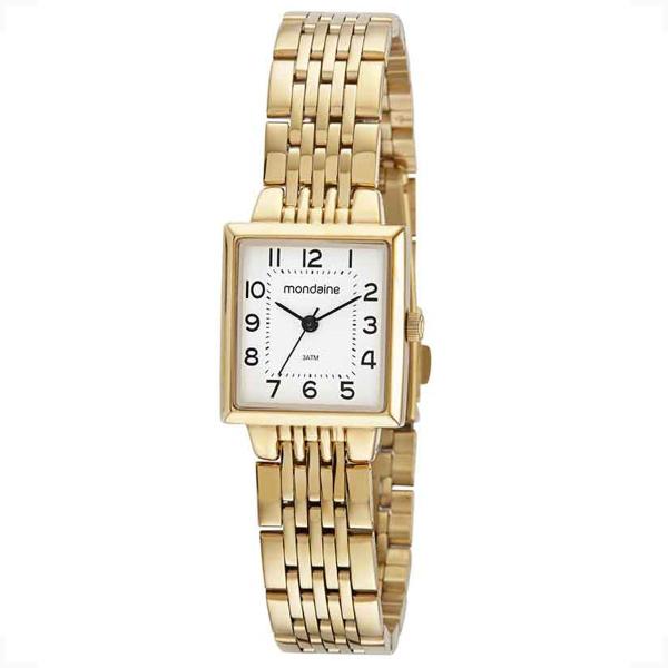 Imagem de Relógio Mondaine Feminino Pequeno Garantia Original Dourado Nfe