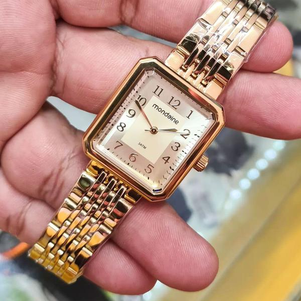 Imagem de Relógio Mondaine Feminino Pequeno Garantia Original Nfe 32358LPMVDE1