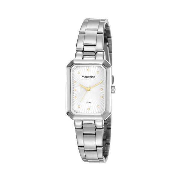 Relogio Mondaine Feminino pequeno quadrado prata social luxo 53766L0MVNE4 Imagem de Relogio Mondaine Feminino pequeno quadrado prata social luxo 53766L0MVNE4