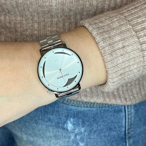 Imagem de Relógio Mondaine Feminino Prata 53748l0mkne3k1 + Pulseira