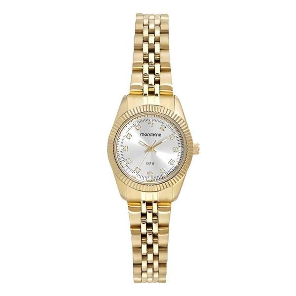 Imagem de Relogio Mondaine Feminino Ref: 32730Pmvde1 Social Dourado