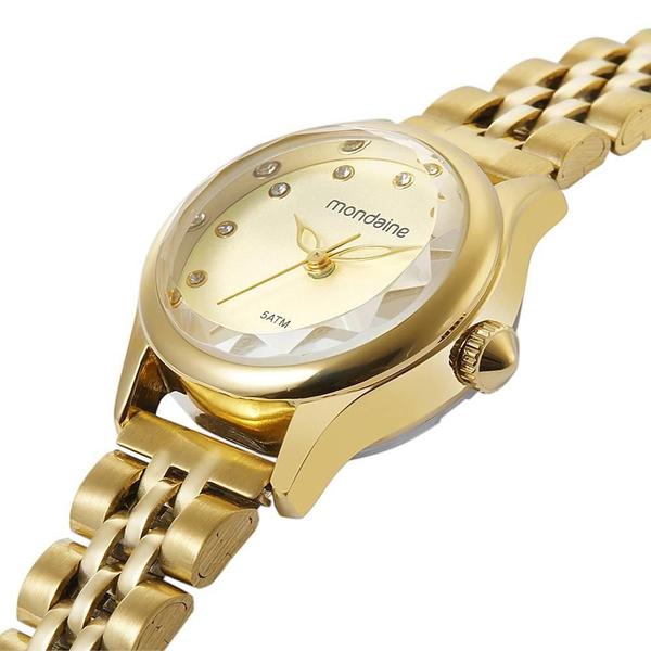 Imagem de Relogio Mondaine Feminino Ref: 32746Lpmvde1 Social Dourado