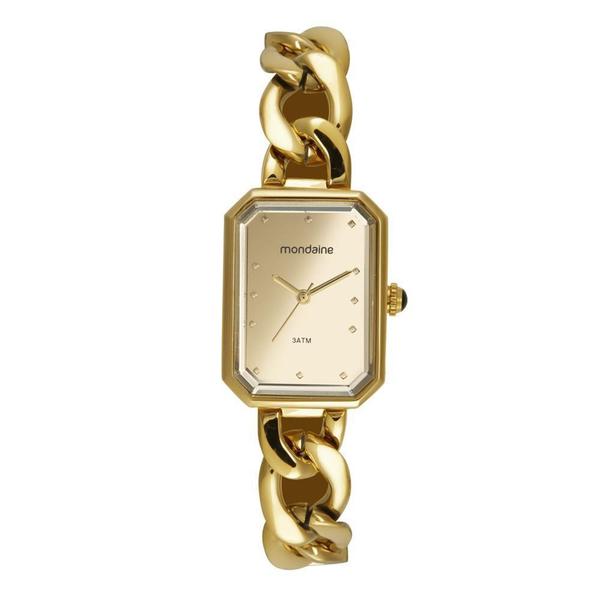 Imagem de Relogio Mondaine Feminino Ref: 32754lpmvdm1 Bracelete Dourado