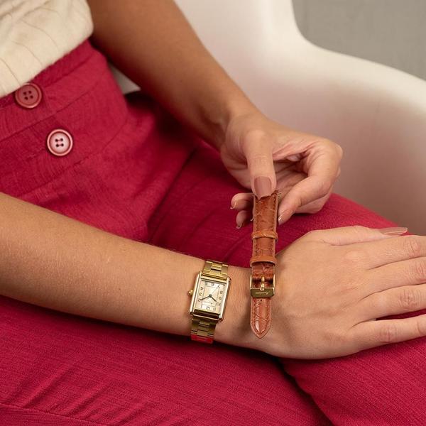 Imagem de Relogio Mondaine Feminino Ref: 32821lpmkde1 Dourado + Pulseira