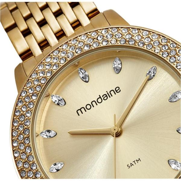 Imagem de Relogio Mondaine Feminino Ref: 32829Lpmvde1 Fashion Dourado