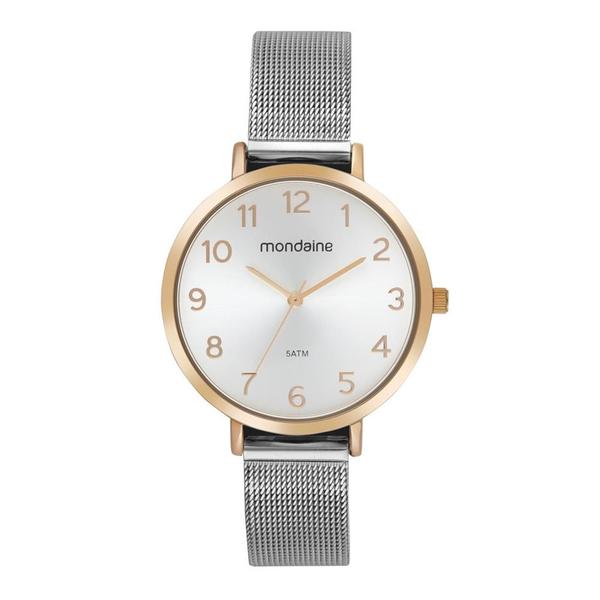 Imagem de Relogio Mondaine Feminino Ref: 32846lpmvge2 Casual Mesh Bicolor