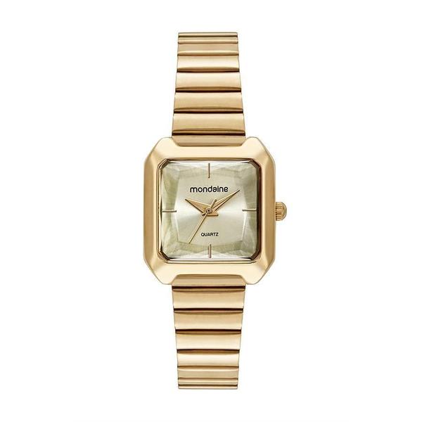 Imagem de Relógio Mondaine Feminino Retangular Dourado 32584LPMVDE1