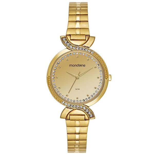 Imagem de Relógio Mondaine Feminino Social Dourado 32828LPMVDE1