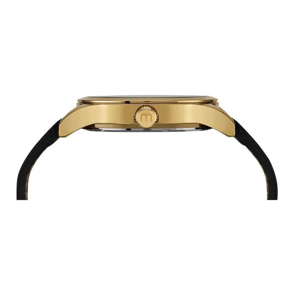 Imagem de Relógio MONDAINE masculino dourado couro 99626GPMVDJ2