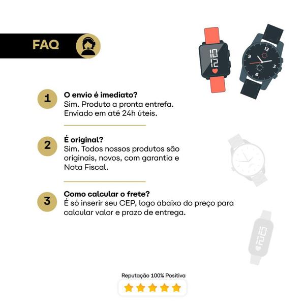 Imagem de Relogio Mondaine Masculino Dourado e Preto Original Garantia 99612GPMVDA1